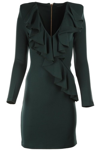 Balmain abito midi maglia - midi,