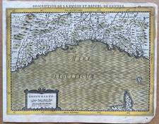 Antica mappa Liguria  Mercator