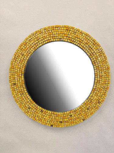 Specchio rotondo mosaico - rotondo,