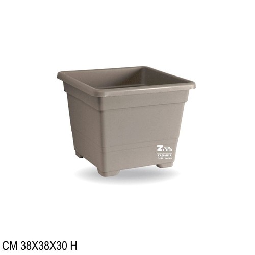 Vaso quadrato 38x38x30 - cm, h