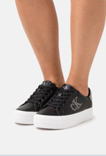 scarpe calvin klein donna vulc flatform nero supersconto
