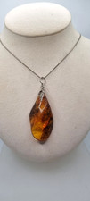 AMBRA COLLANA ARGENTO PENDENTE