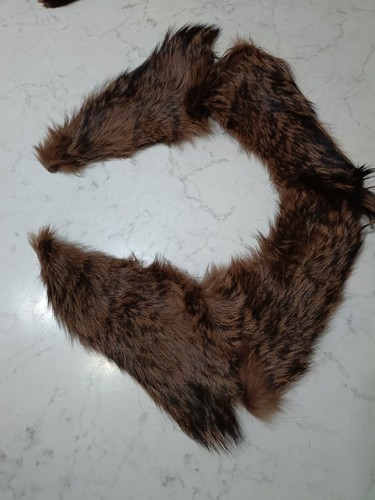Collo pelliccia vera marmotta - collo,