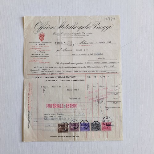 1941 officine metallurgiche - 1941,