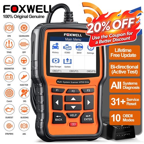 Foxwell nt510 elite obd2 - nt510,