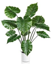 Pianta artificiale Monstera Deliciosa Leflos da interno, pianta di Alocasia i