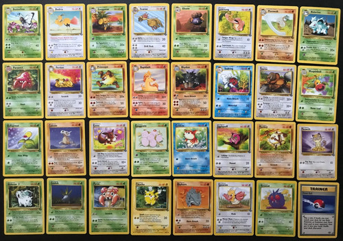 Set completo carte non comuni