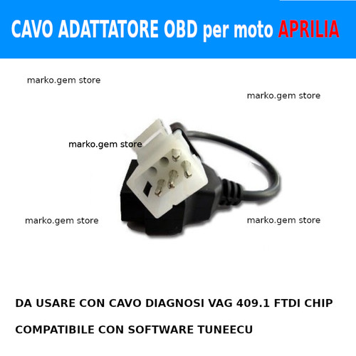 Adattatore obd moto aprilia - obd,