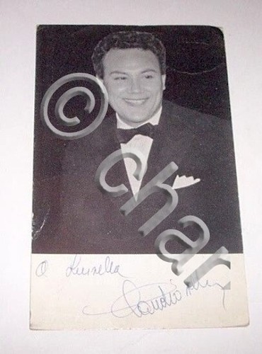 Fotografia autografo cantante - fotografia,