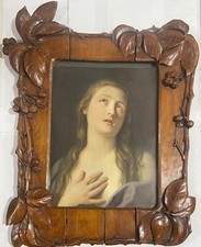 Antica cornice in legno - stile Liberty. Scolpita in legno. Inizio '900.