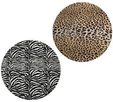 Lenzuolo Rotondo Con Elastico Maculato Diametro 200-210-220-230-240 100% Cotone