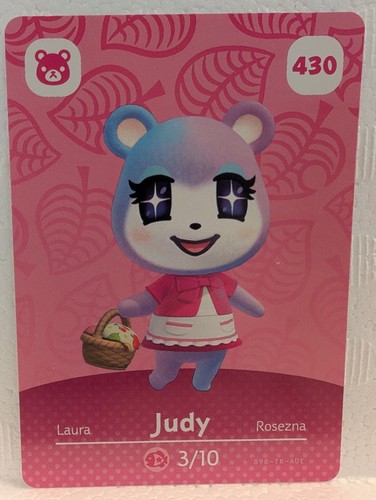 Judy amiibo card - judy,