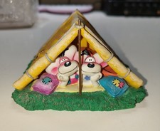 Statuina Diddl e Diddlina campeggio da collezione