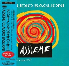 CLAUDIO BAGLIONI Assieme - Oltre Il Concerto CD JAPAN OBI EPIC ESCA5702 NOI NO