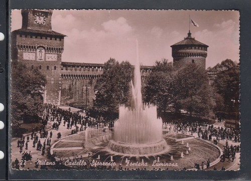 Cartolina milano castello - cartolina,