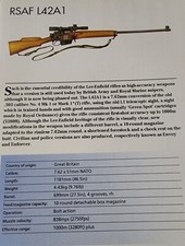 Foto pistola fucile RSAF L42A1 fuori stampa dettagli arma da fuoco scheda tecnica articolo 