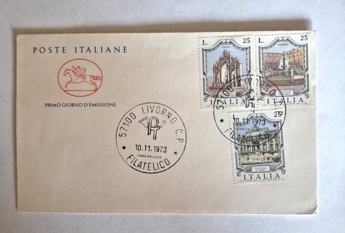 Busta fdc serie fontane prima - serie,