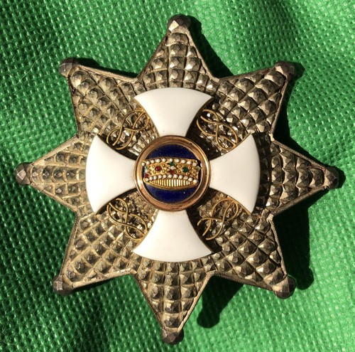 Placca ordine corona - ordine,