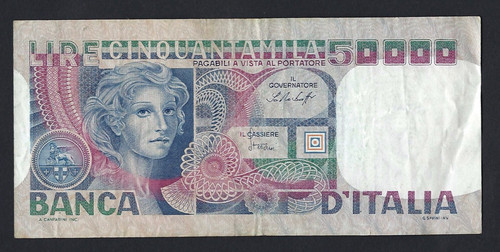 Repubblica italiana 50000 lire - italiana,