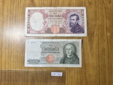 LOTTO DI 2 BANCONOTE LIRE