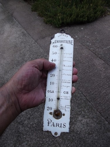 Ancienne plaque thermométre - plaque,