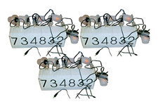 Mini Smerigliato Set di 6 Clip