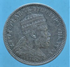 ETIOPIA MENELIK II 1/8 BIRR