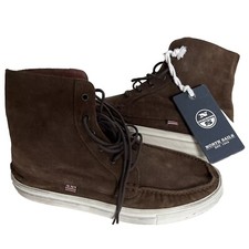 North Sails scarpe uomo alte n.42 stivaletto marrone scamosciato
