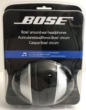Bose TriPort Around-Ear AE Cuffie con archetto Auricolari Argento/Nero NUOVO