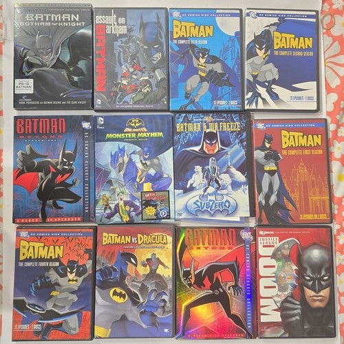 Batman animated dvd lot - batman, dc