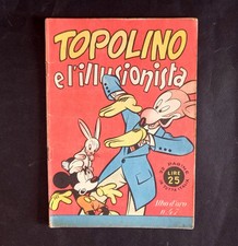 ALBI D'ORO 47 - Topolino e L'illusionista - 1947 - PIÙ CHE BUONO - Leggi descr
