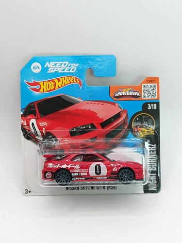 Hot wheels skyline r34 r - hot,