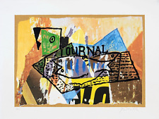 MIMMO ROTELLA - Diario di Picasso - Serigrafia materica a tiratura limitata