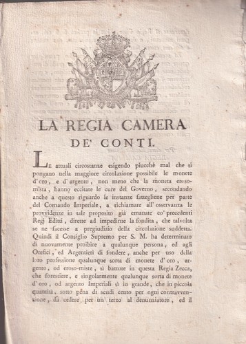 Regia camera dei conti - regia,