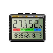  AP01 Termoigrometro Orologio Elettronico Misurazione Multiscena Schermo Ad9295