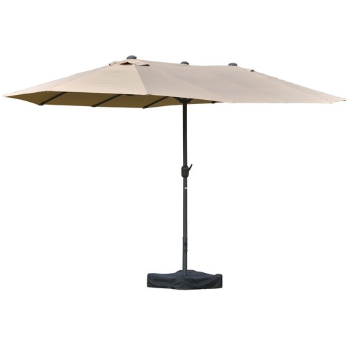 Outsunny ombrellone - ombrellone, da