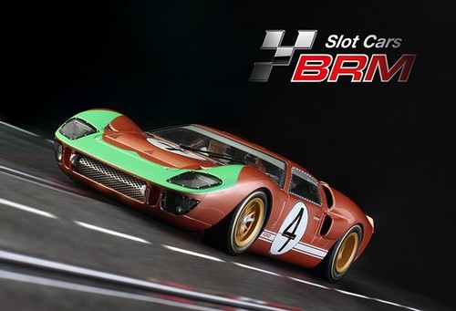 Brm167 slot car ford gt40 - slot,