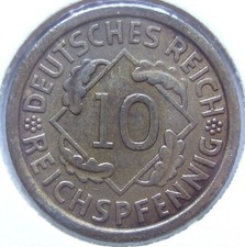 Moneta Reich Tedesco Weimar