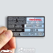 1 Adesivo etichetta Alfa