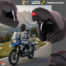 Casco Moto Omologato  Apribile