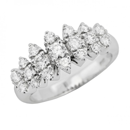 Anello fascia diamanti 98 - anello,