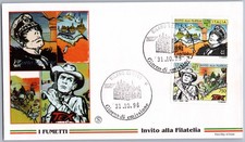 Italia FDC 1996 - I FUMETTI -