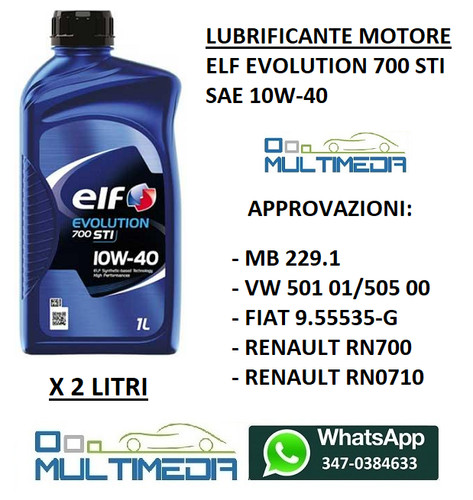 Litri olio motore elf - olio,