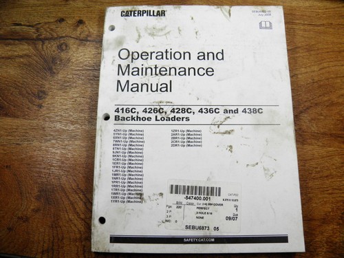 Cat caterpillar 416c - cat, 428c