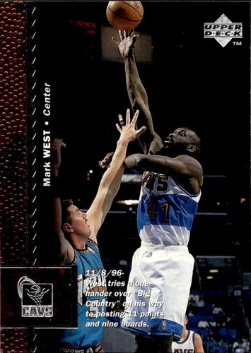Card nba mark west 1997 - nba,