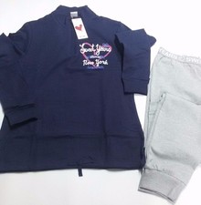 Pigiama donna 100% Cotone in Felpa Sweet Years Misure:S-M-L-XL.Col.Blu A503