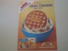 advertising Pubblicità 1978 BISCOTTI GRAN TURCHESE COLUSSI - PERUGIA