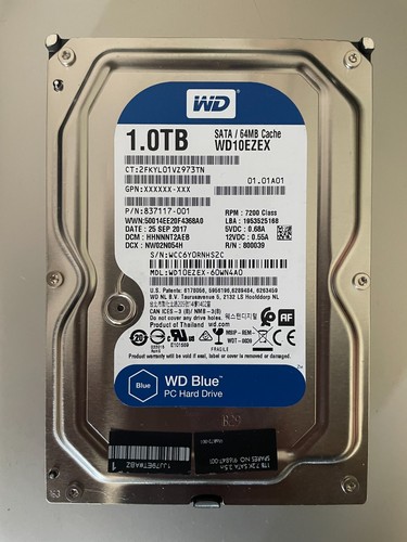 Western digital blue 1tb - blue,