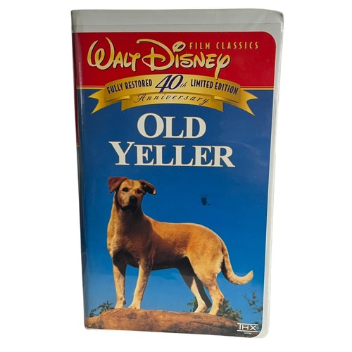Old yeller vhs 40th - vhs,
