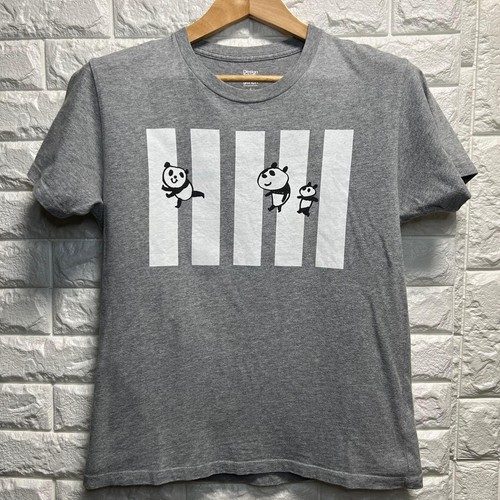 Shirt graniph panda grigia - panda,